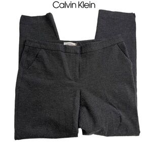 CALVIN KLEIN Women’s Gray Straight Crop Pant - Size 6